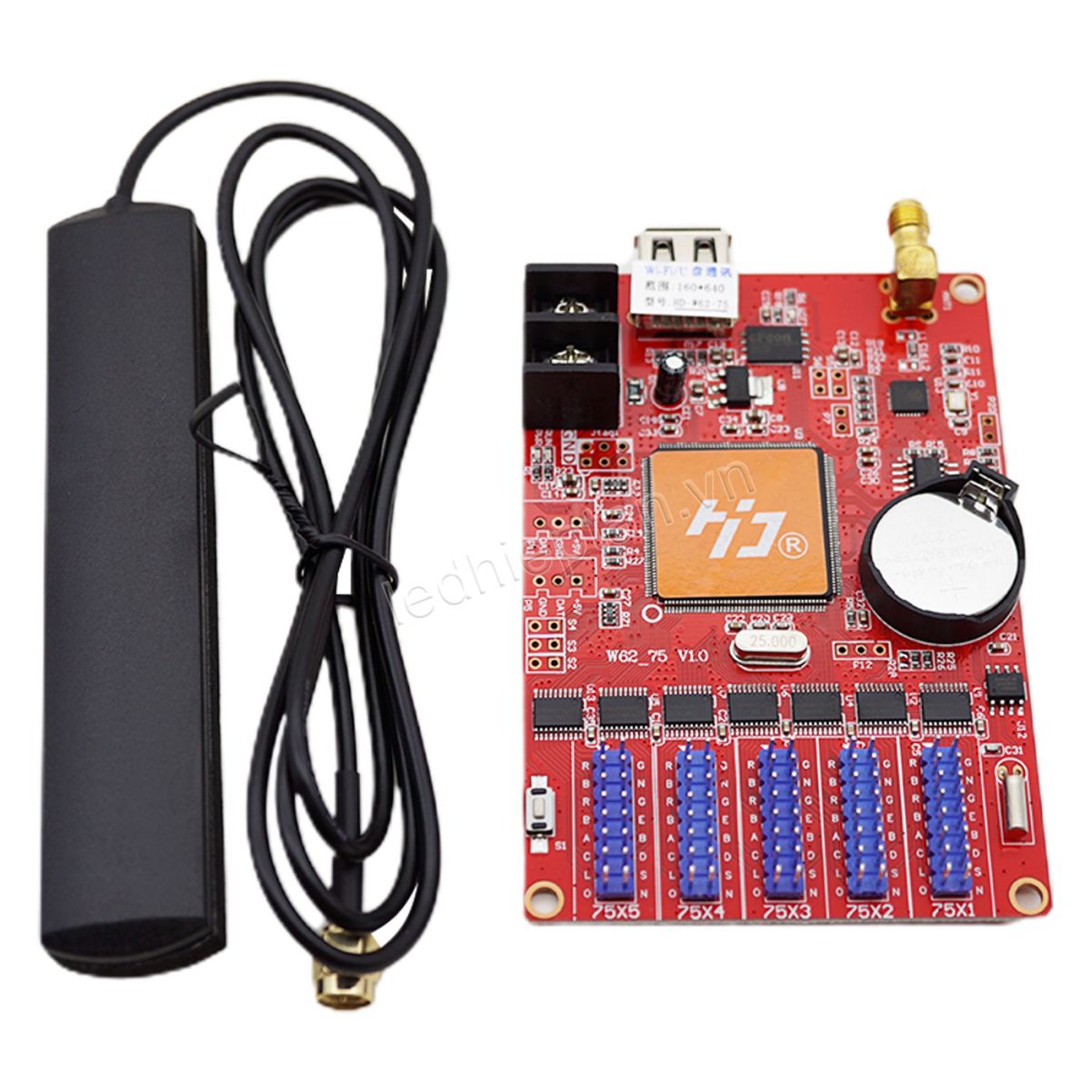 Card HD-W62-75 (7 màu) kèm alten