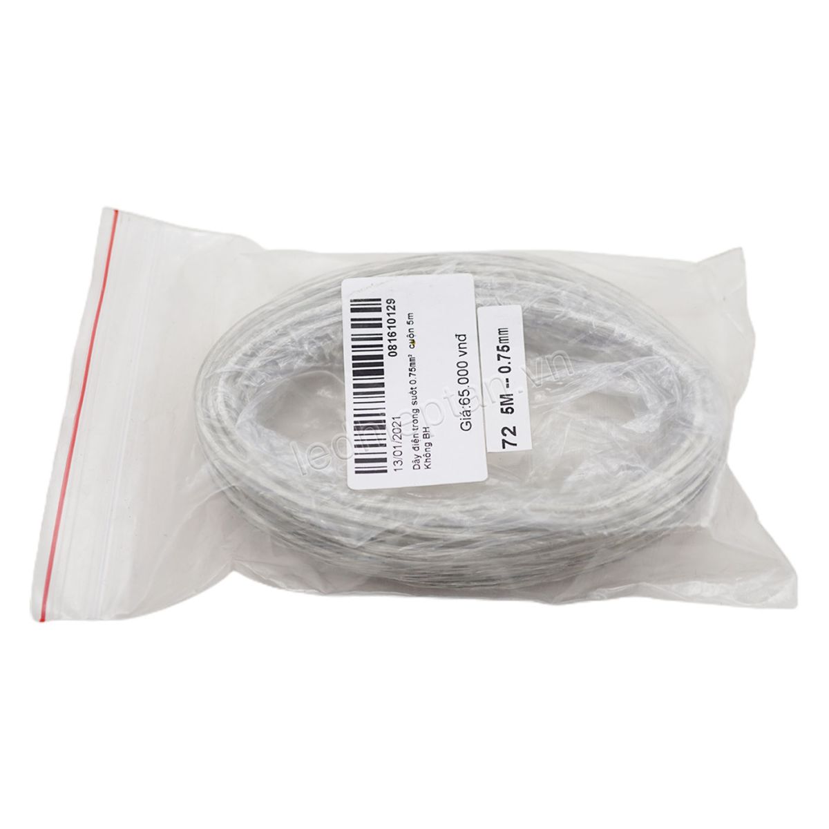 Dây điện trong suốt 0.75㎜² cuộn 5m