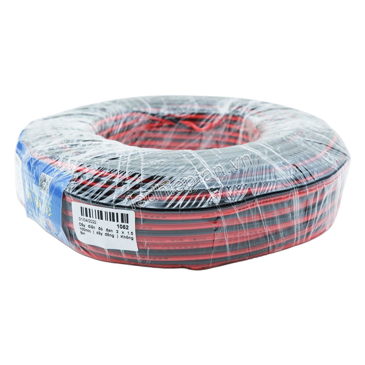 Dây điện đỏ đen 2 x 1.5 100m/c ( dây đồng )