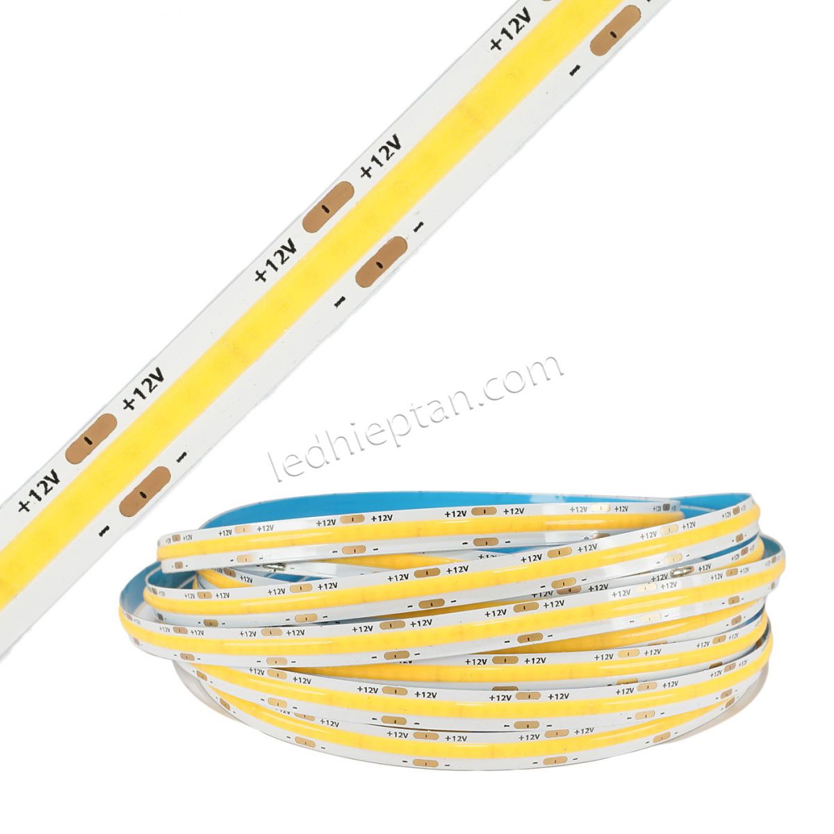 Led dây COB320 led TRẮNG ẤM IP20 12V 5m