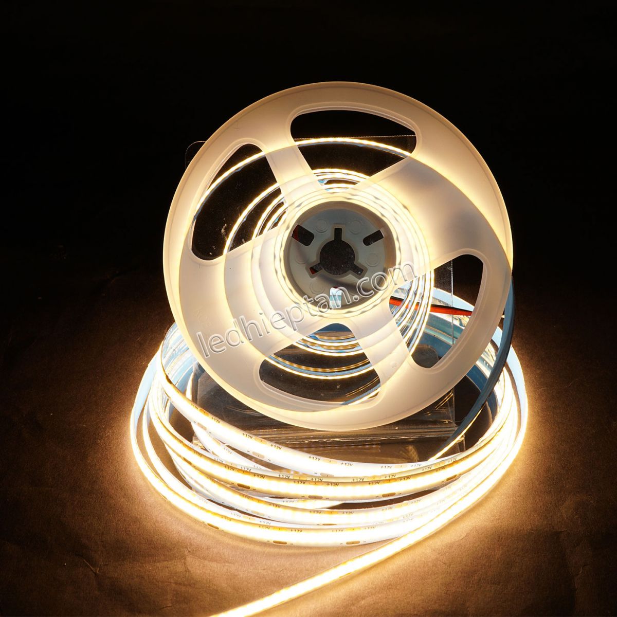 Led dây COB320 led TRẮNG ẤM IP20 12V 5m