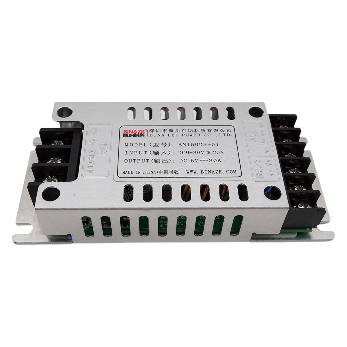 Bộ hạ áp 9-36VDC ra 5V30A BN