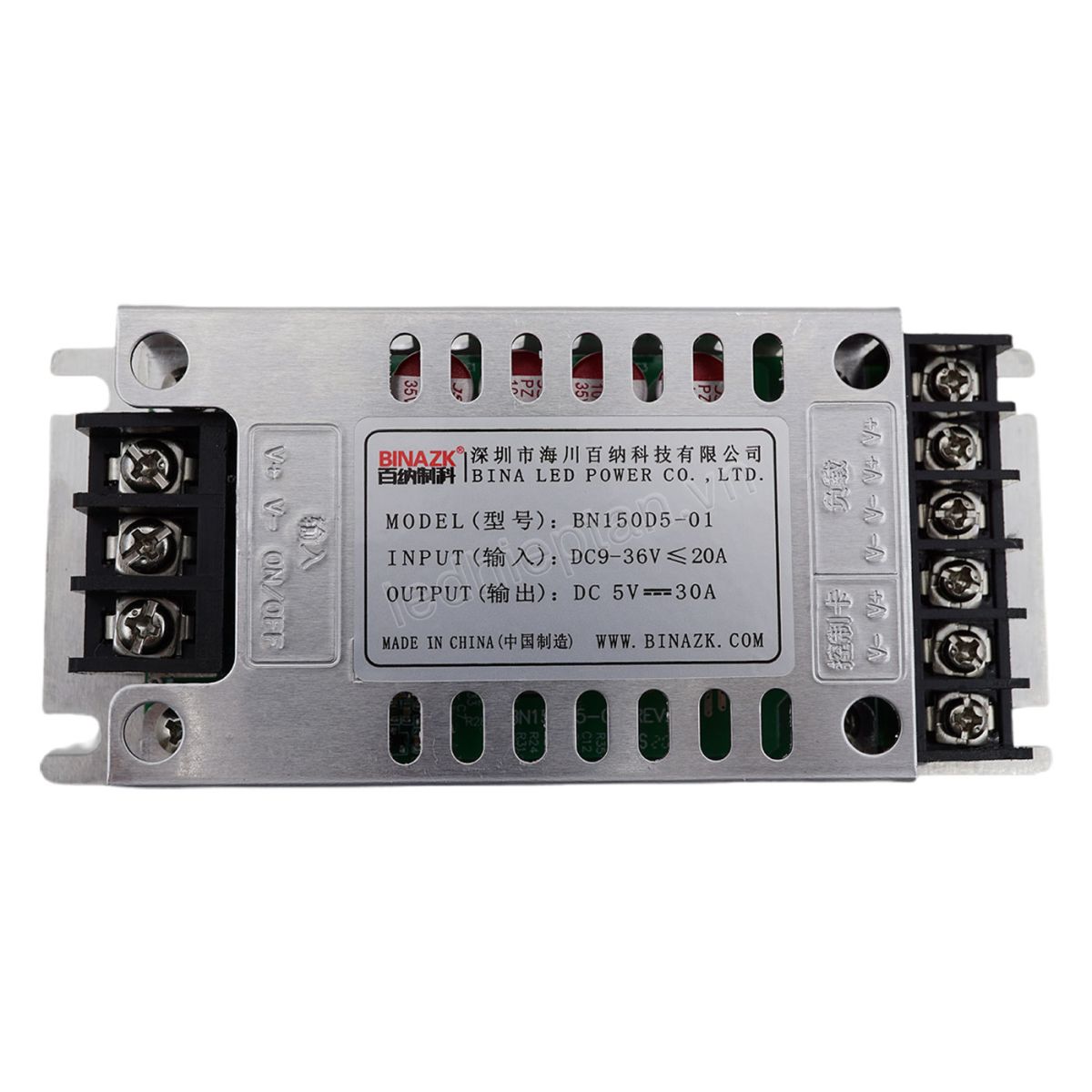 Bộ hạ áp 9-36VDC ra 5V30A BN