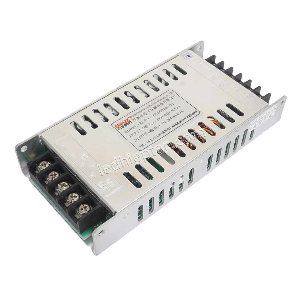 Bộ hạ áp 9-36VDC ra 5V40A BN