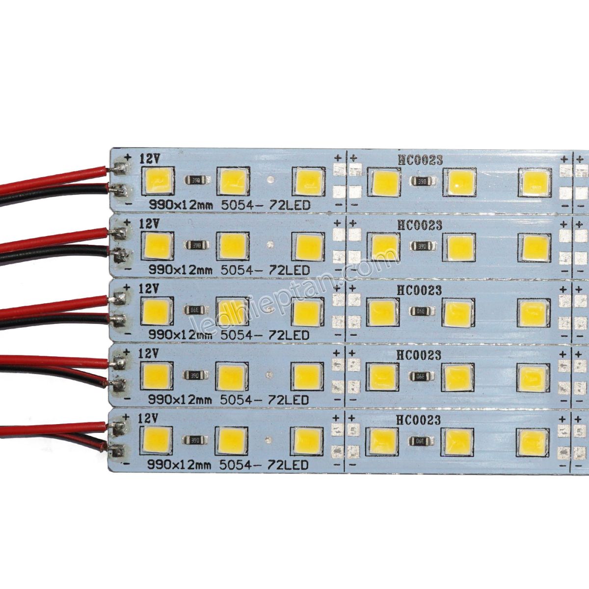Led Cây tim 5054 ấm 72 led 12V (vỉ 5 cây)