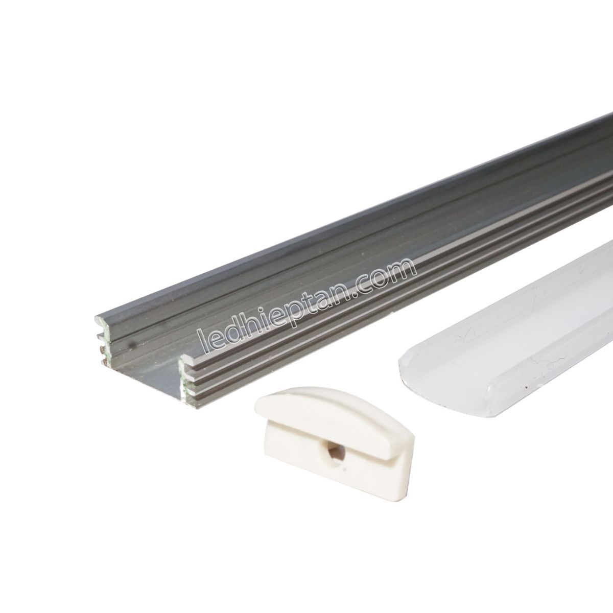 Thanh nhôm định hình Led U17-07*2m nổi