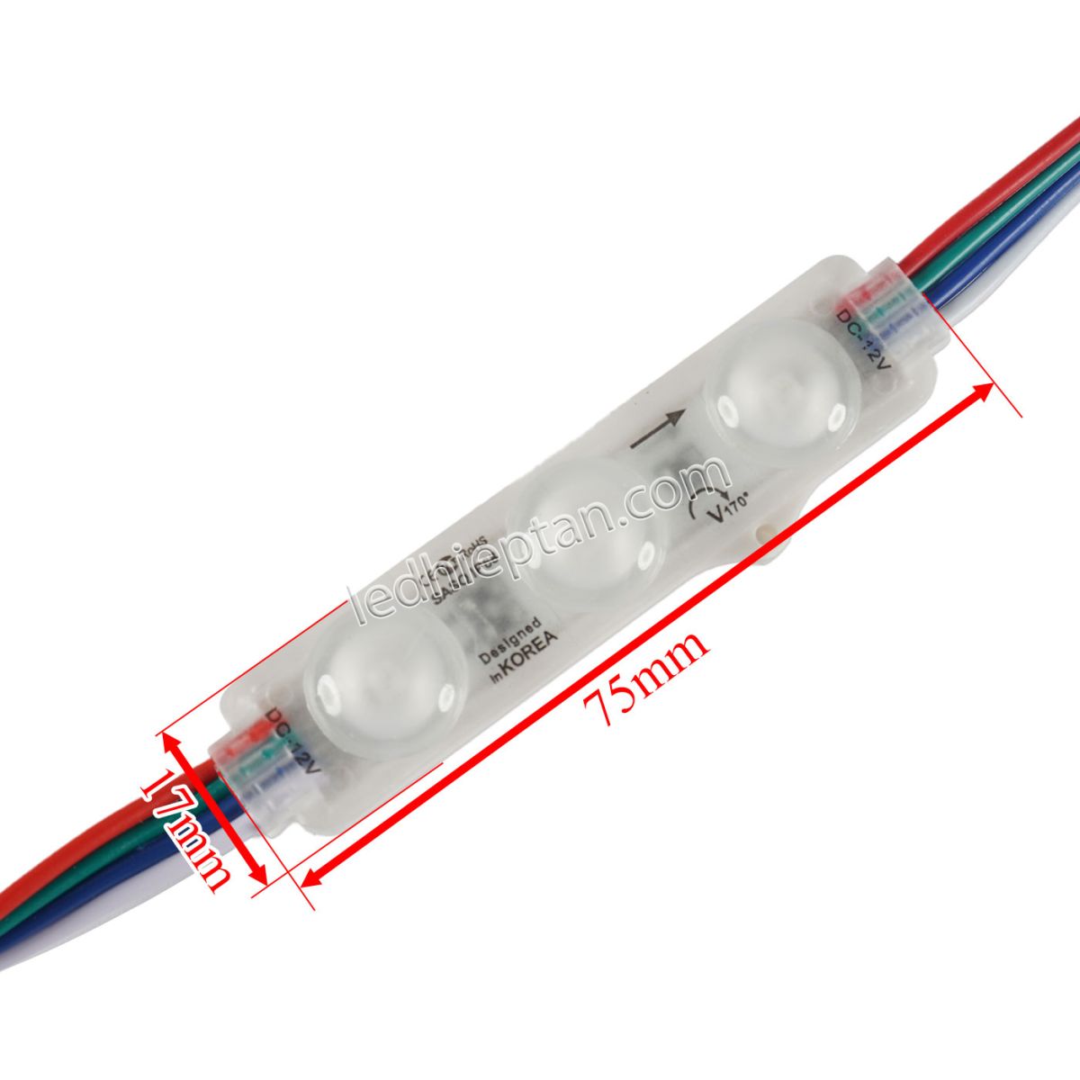 Module LED ARGB 3 bóng 7517 fullcolor IC8206 HC