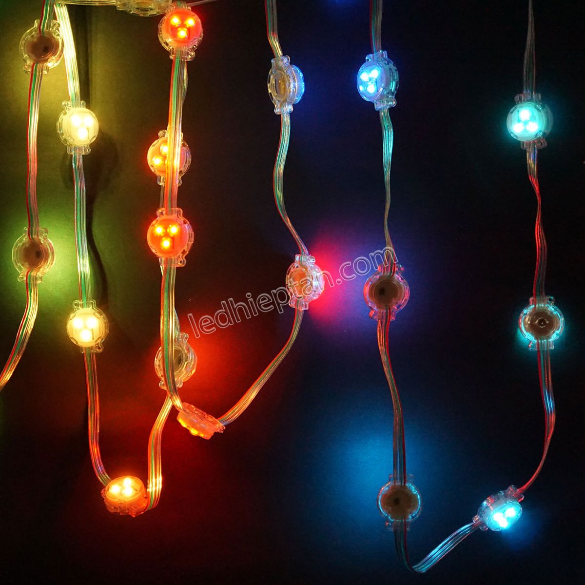 LED bát ARGB 30mm IC8206 dây 15cm
