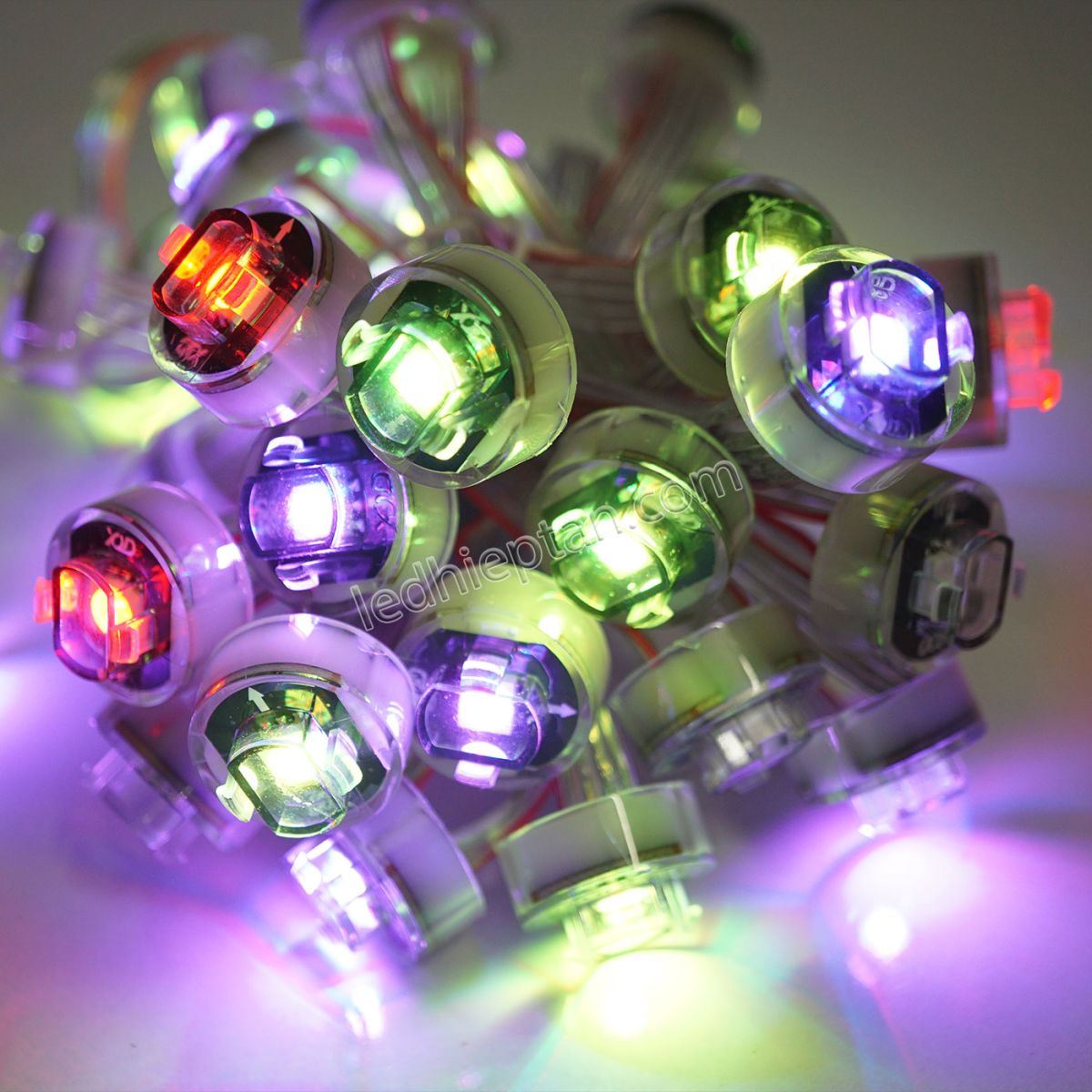 LED full color 12mm đế 20mm XQD