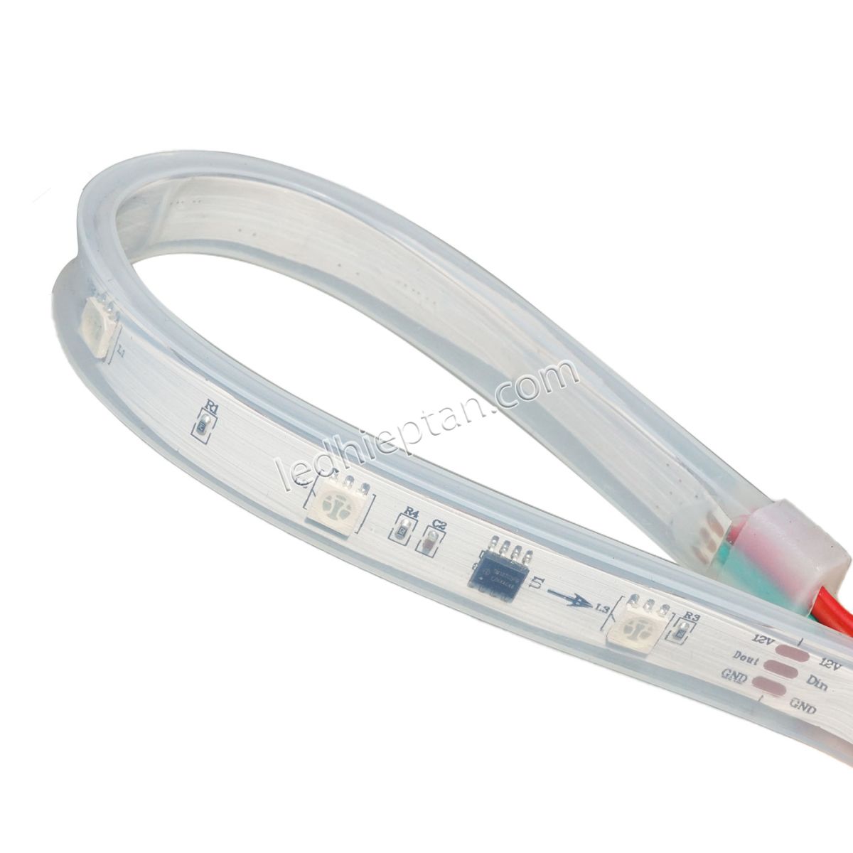 LED dây IC1903 full màu 30LED 10IC IP67 IC 8 chân HC