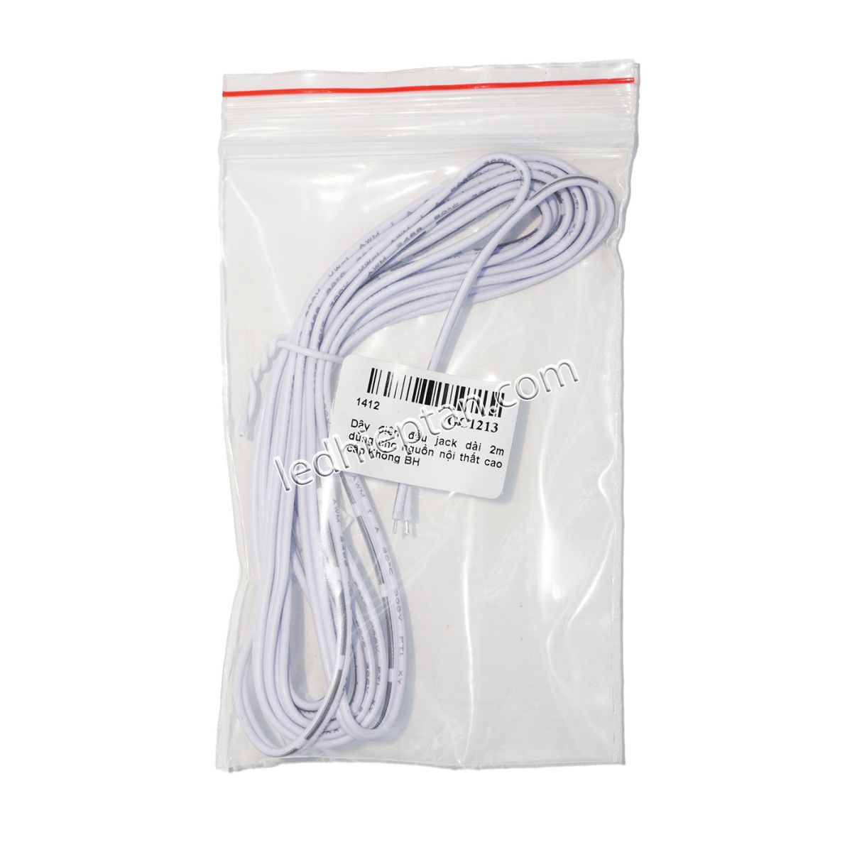 Dây điện đầu jack dài 2m dùng cho nguồn nội thất cao cấp