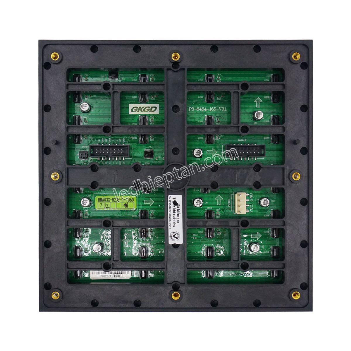 P3 full out GKGD SMD1415 lưỡng kim M1920Hz 192*192