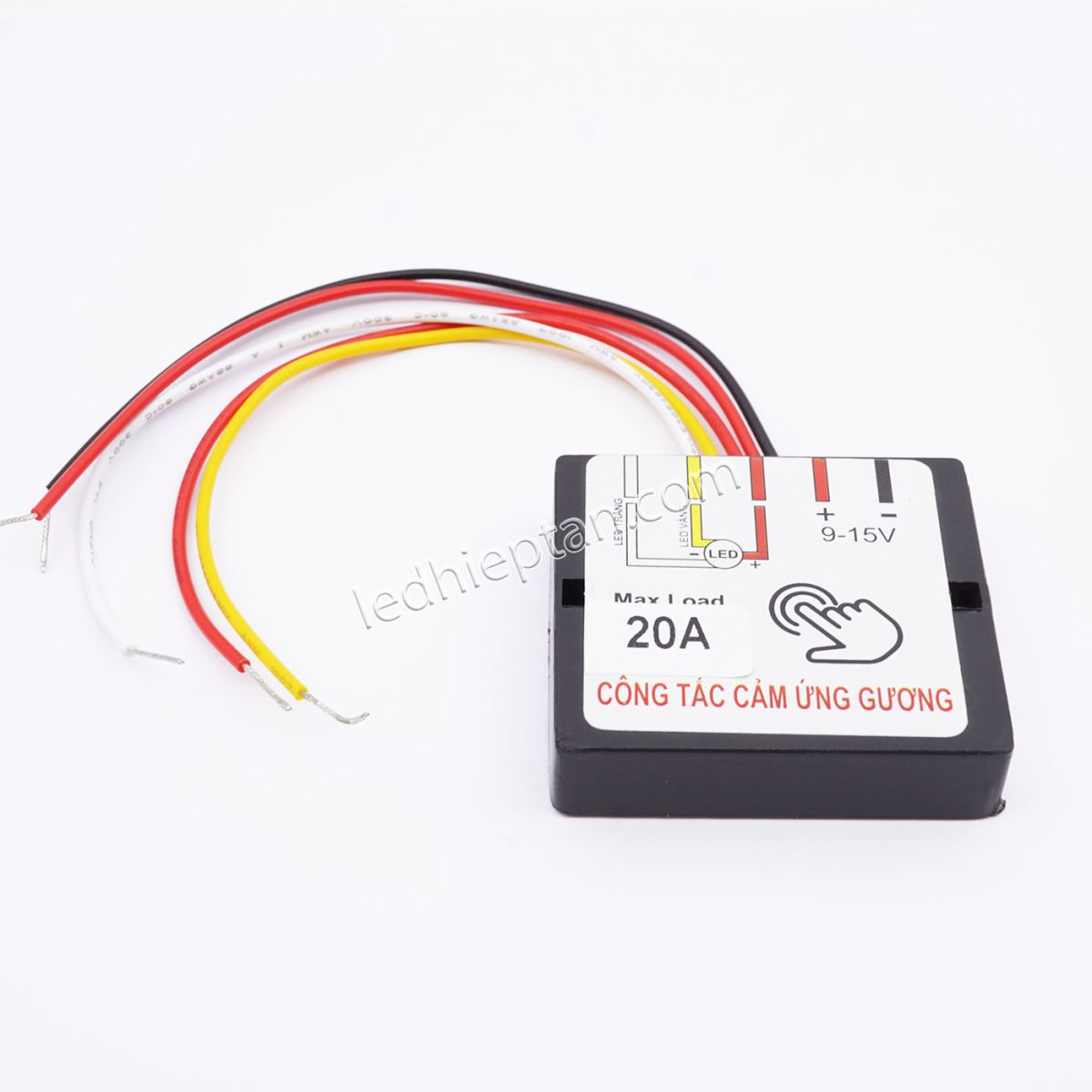 Công tắc cảm biến gương V812R dùng cho LED 12V đổi màu