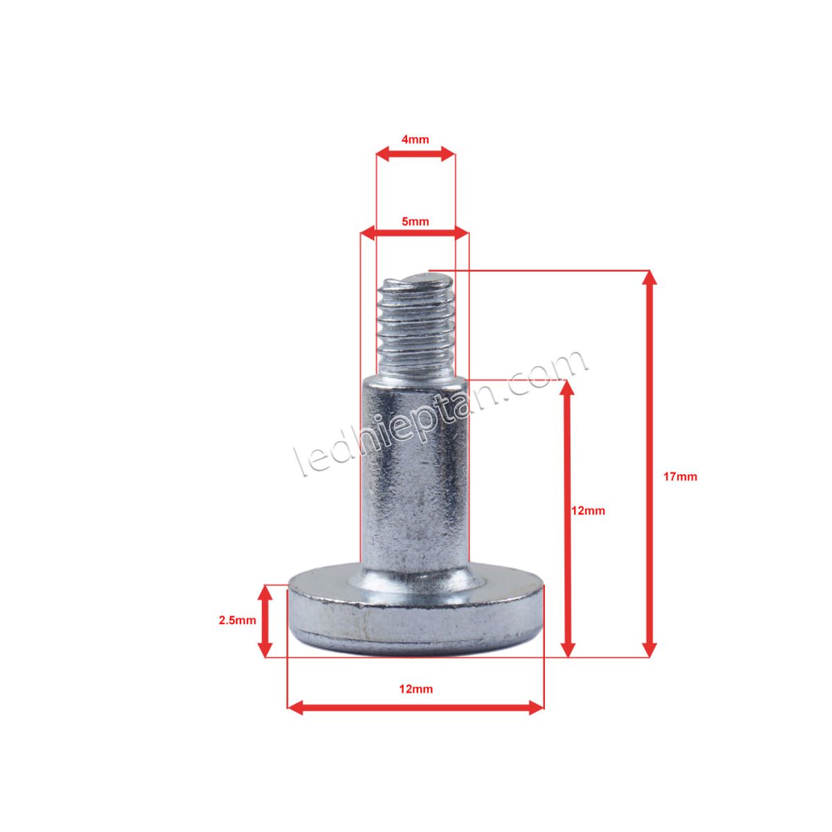Bịch 100 nam châm 4mm(M4 17*12)
