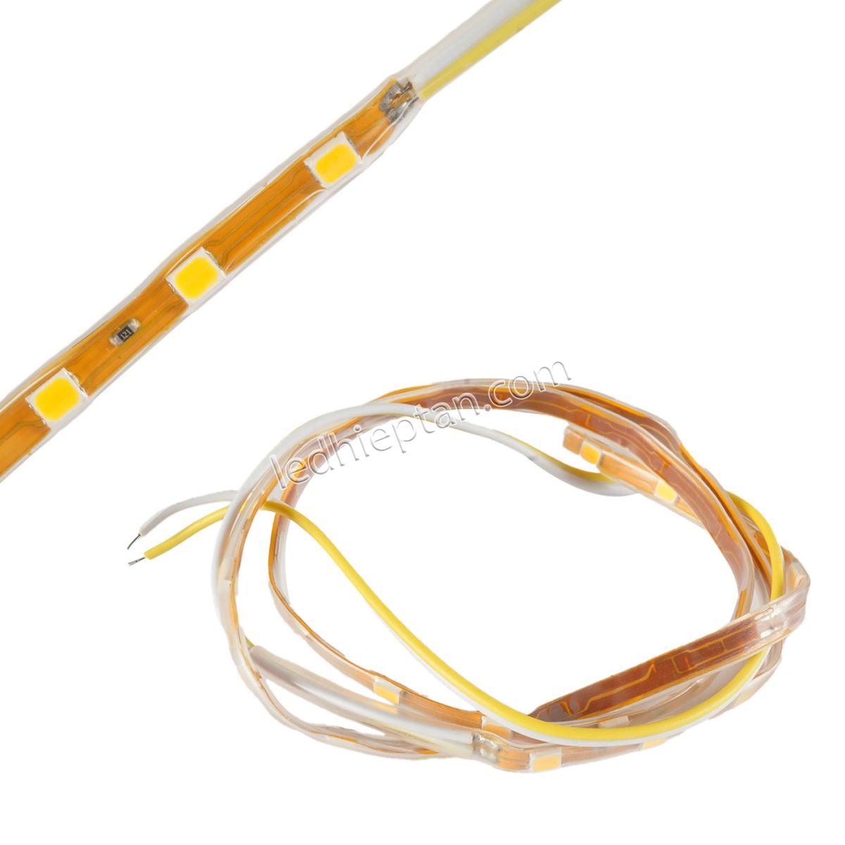 LED dây dán trang trí xe máy, ô tô 45cm 12V vàng