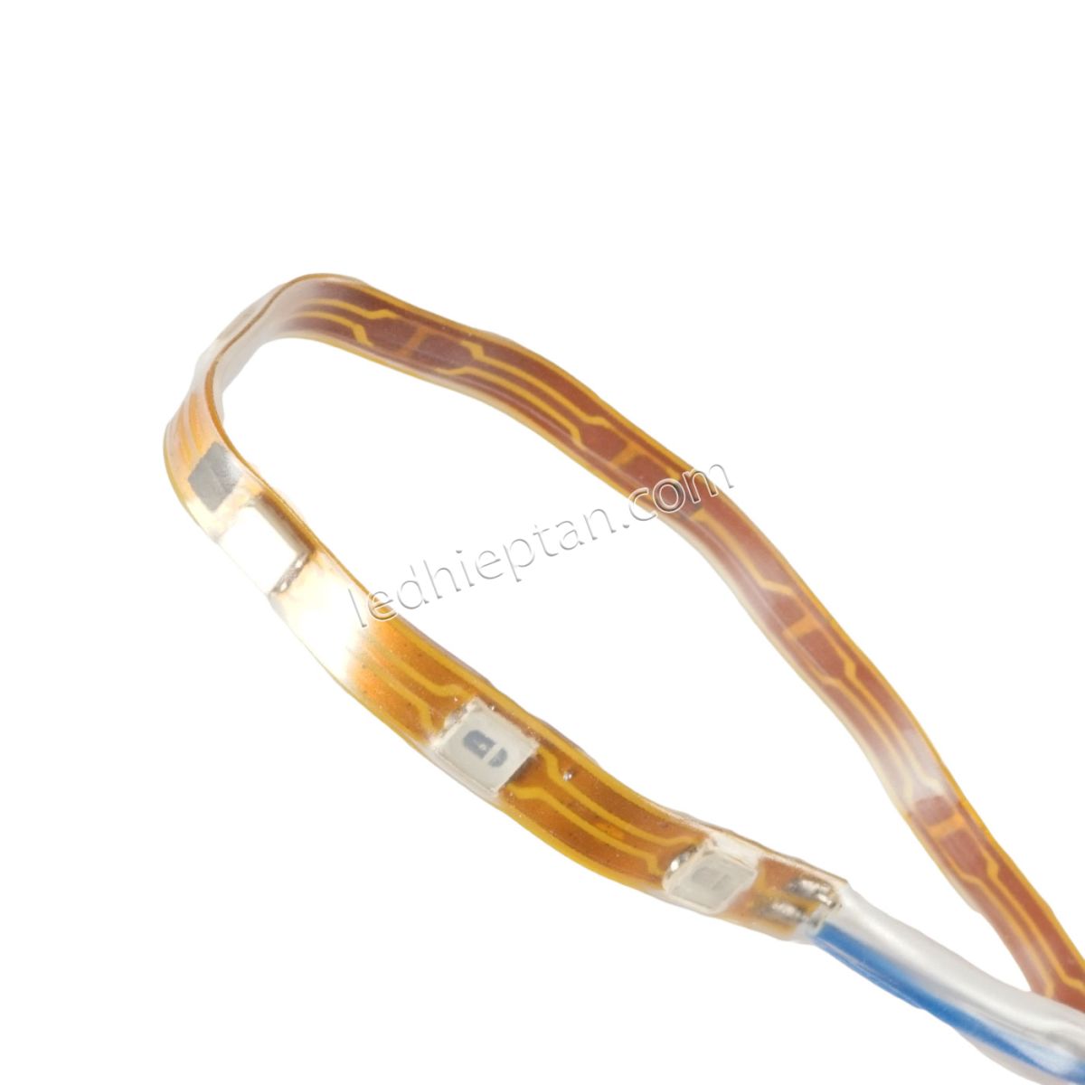 LED dây dán trang trí xe máy, ô tô 45cm 12V xanh dương
