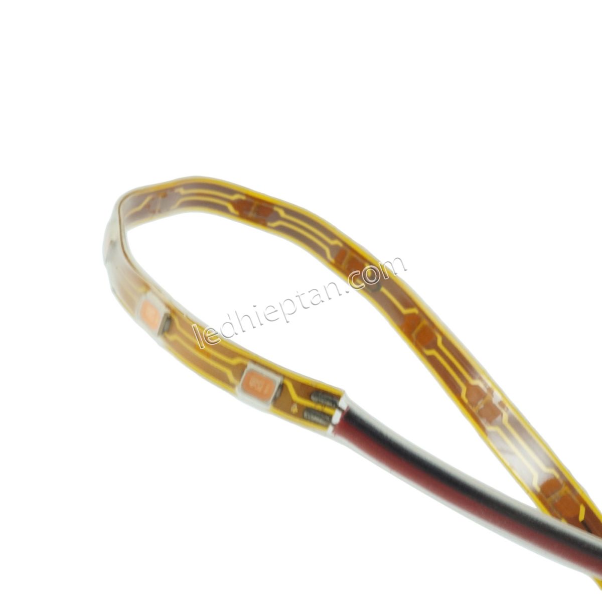 LED dây dán trang trí xe máy, ô tô 45cm 12V hồng