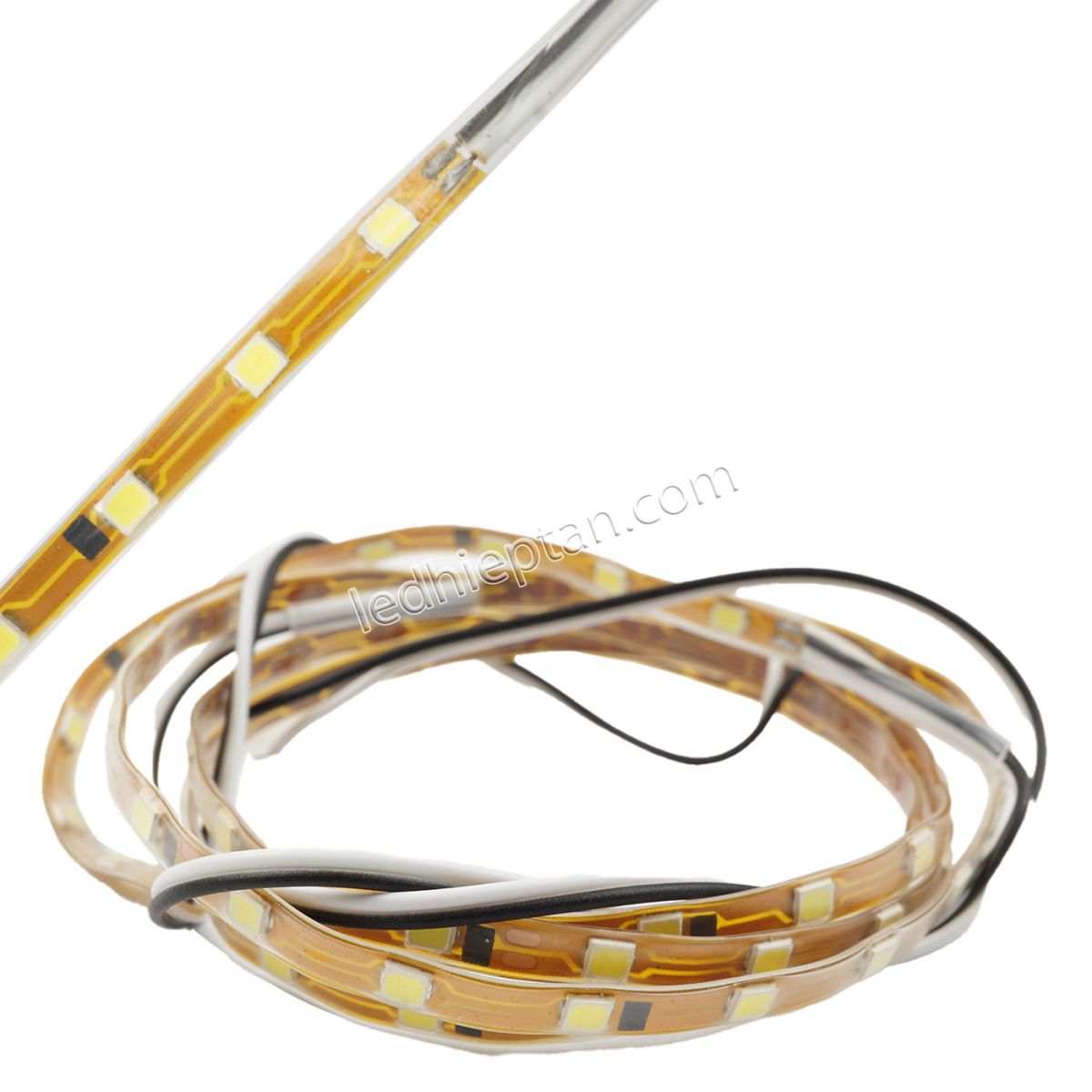 LED dây dán trang trí xe máy, ô tô 90cm 12V trắng
