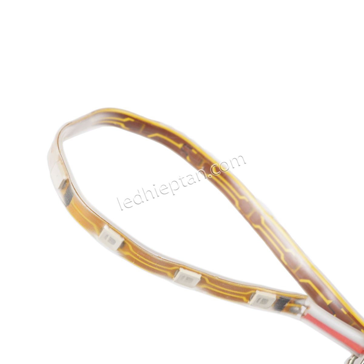 LED dây dán trang trí xe máy, ô tô 90cm 12V đỏ