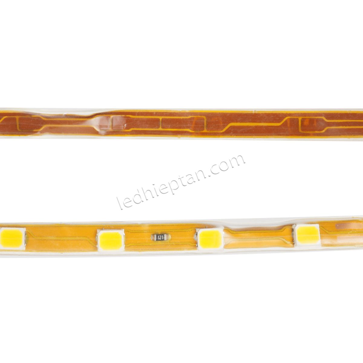 LED dây dán trang trí xe máy, ô tô 90cm 12V vàng