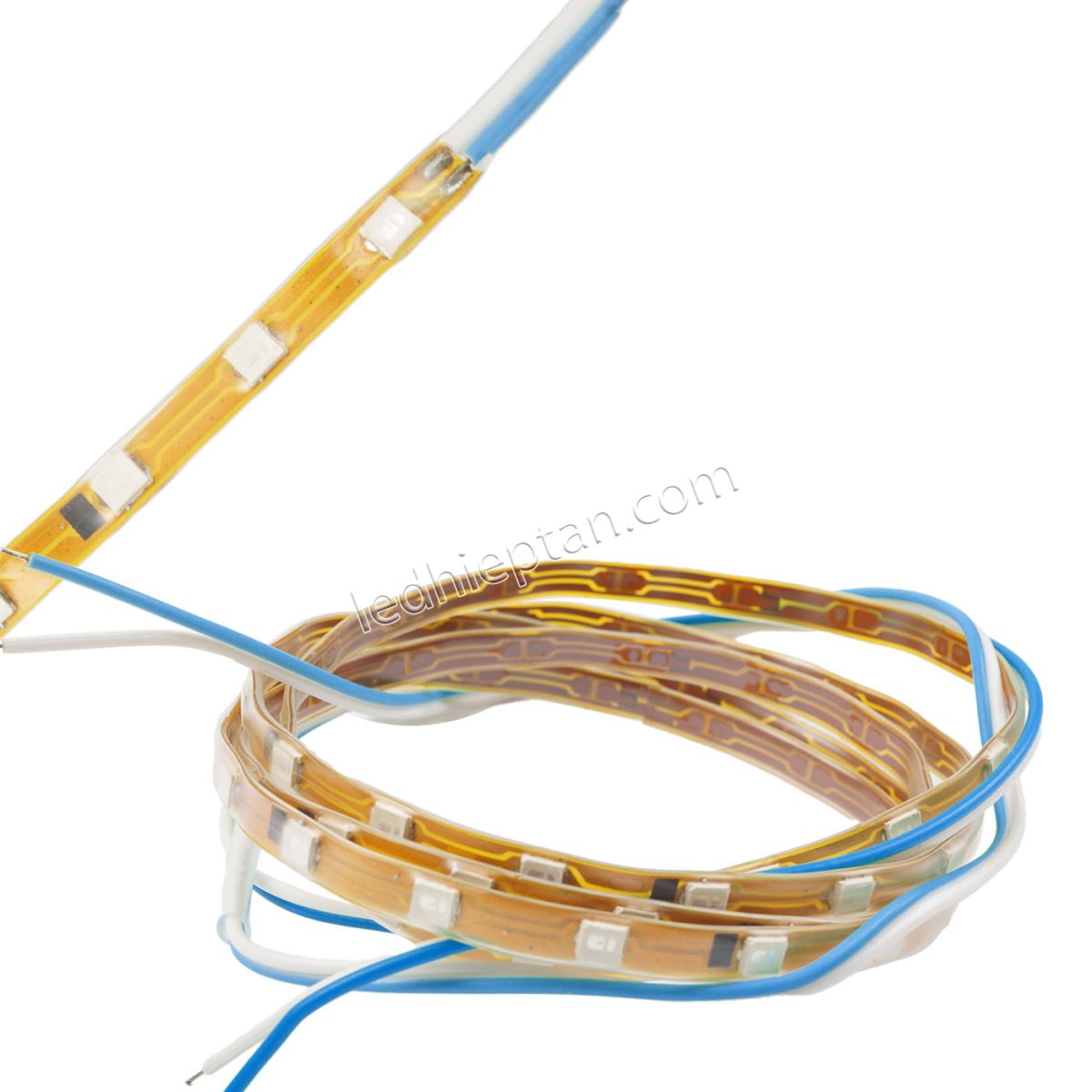 LED dây dán trang trí xe máy, ô tô 90cm 12V xanh dương