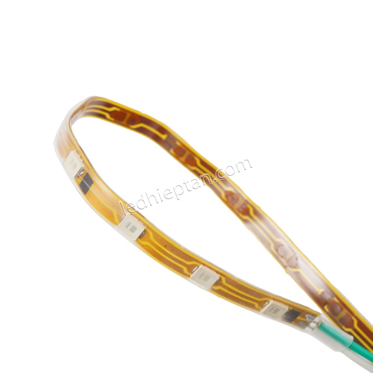 LED dây dán trang trí xe máy, ô tô 90cm 12V xanh lá