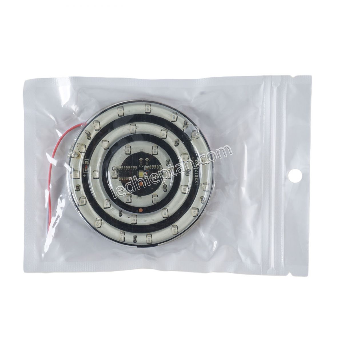 LED vòng tròn trang trí xe 8cm 12V RGB