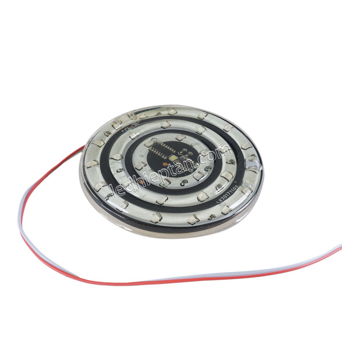 LED vòng tròn trang trí xe 8cm 12V RGB