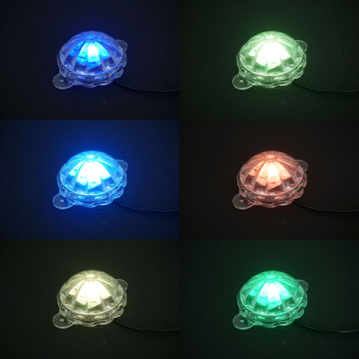 Đèn gầm 12 tia trang trí xe 65*90mm 24V RGB