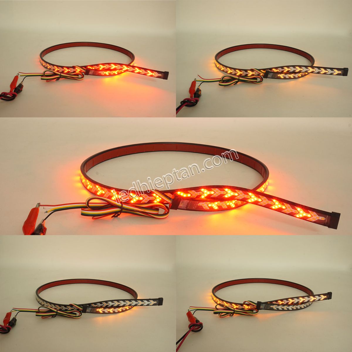 LED dây dán hậu xe ô tô 1.2m*2cm 12V