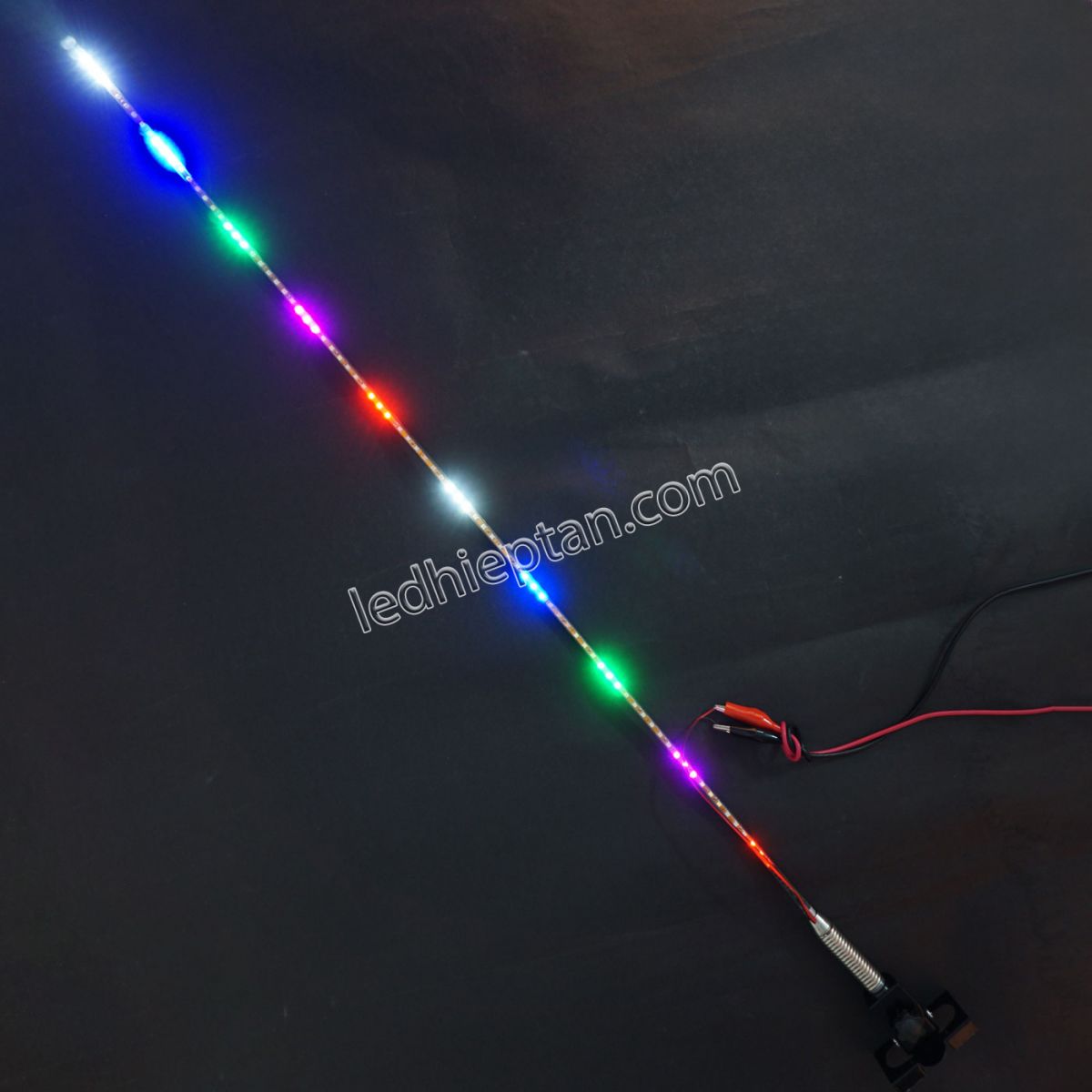 Đèn cột cờ 100cm 12V RGB