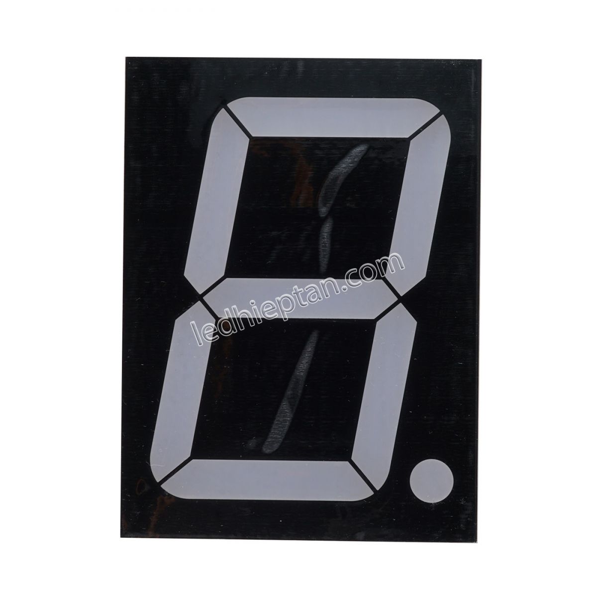 LED 7 Đoạn 4 inch nền đen anode indoor đỏ