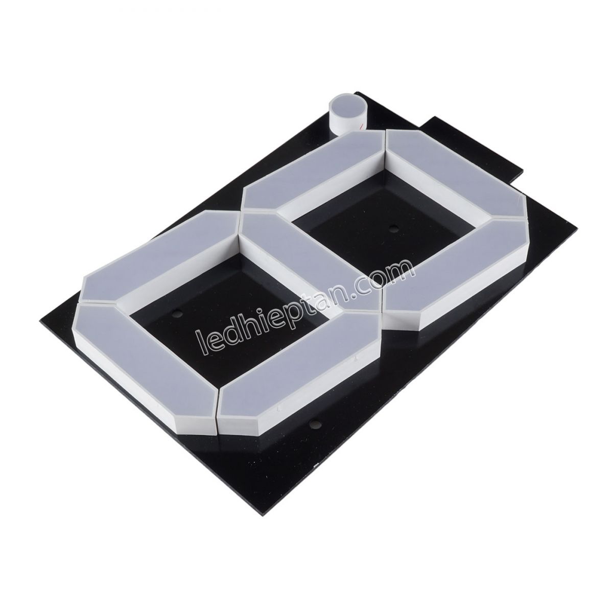 LED 7 Đoạn 6 inch nền đen anode indoor đỏ