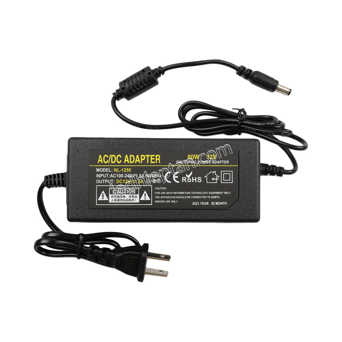 Nguồn 12V5A vỏ nhựa