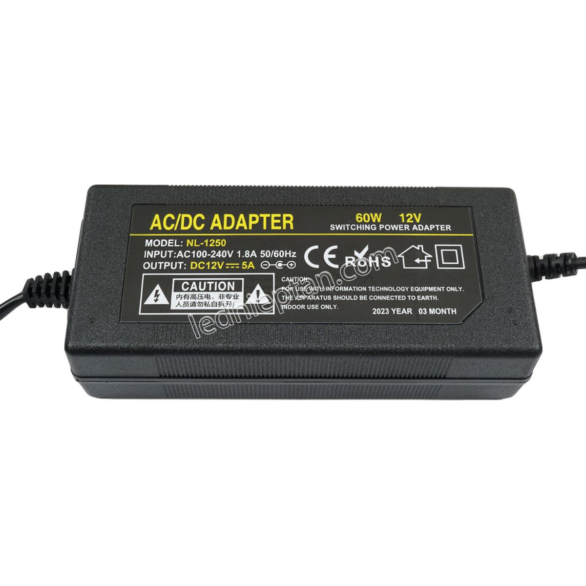 Nguồn 12V5A vỏ nhựa