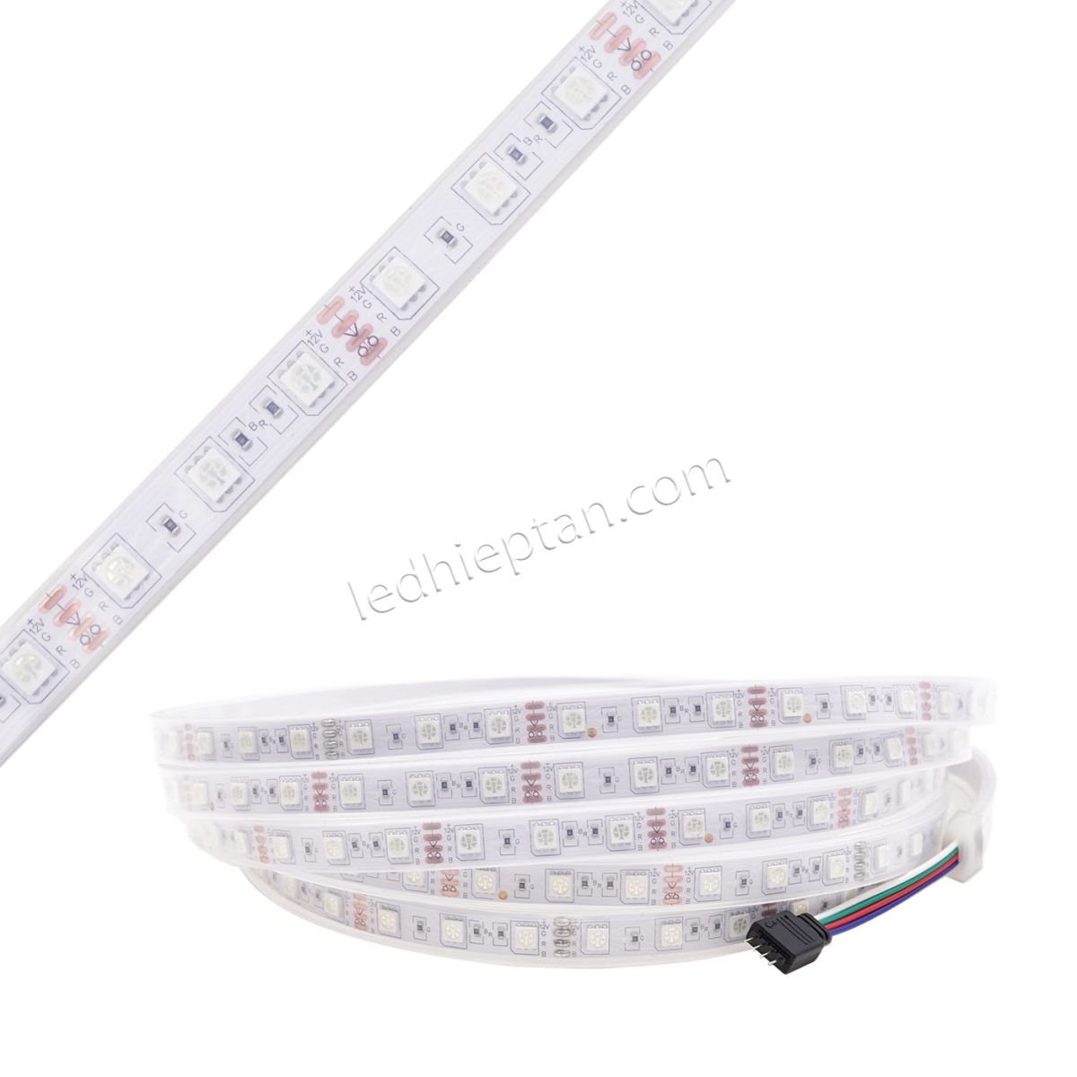 LED dây 5050 RGB 60led IP67 12V cuộn 5m