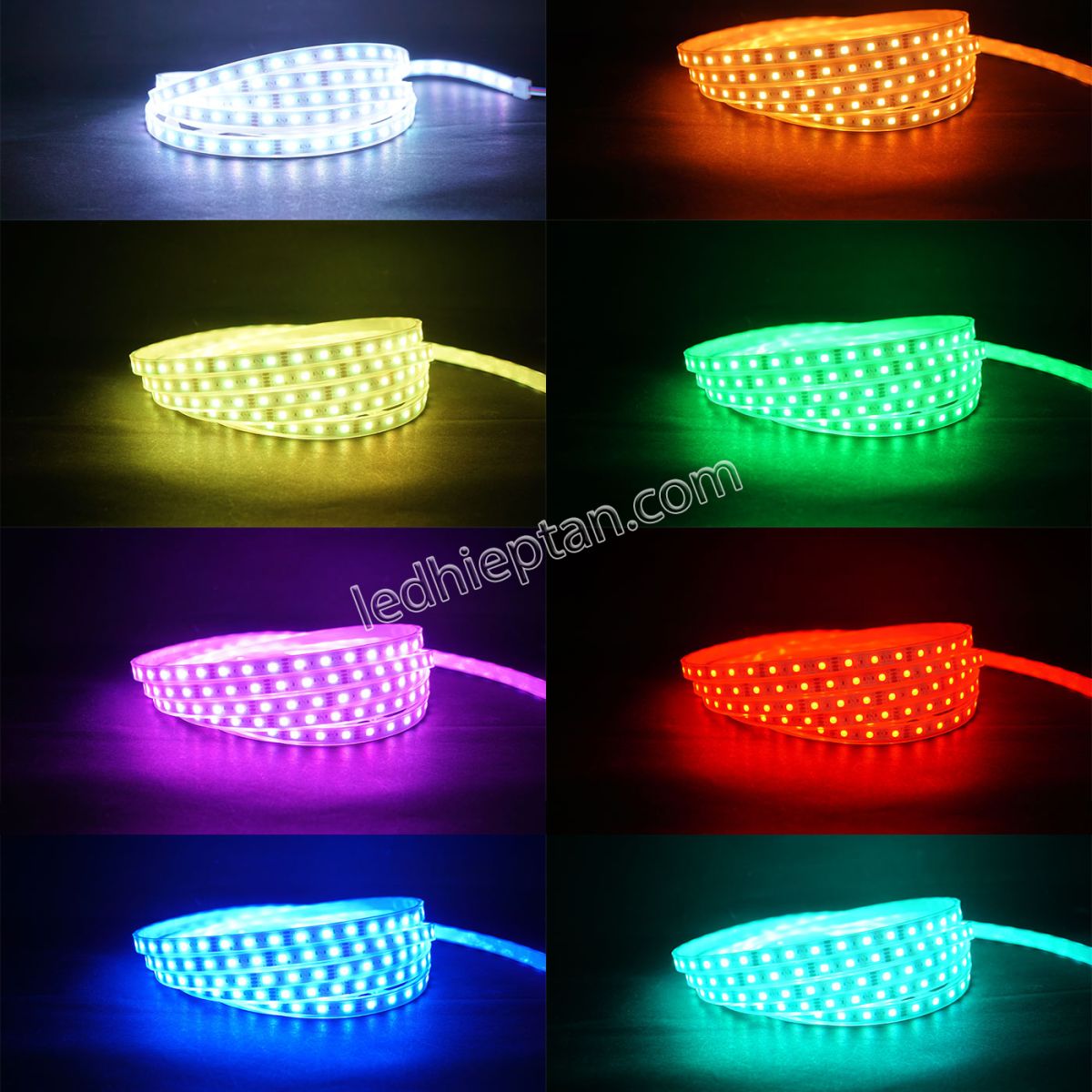 LED dây 5050 RGB 60led IP67 12V cuộn 5m