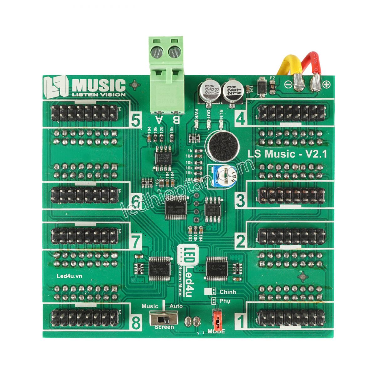 Hub nháy theo nhạc Q1 Plus-75 4U