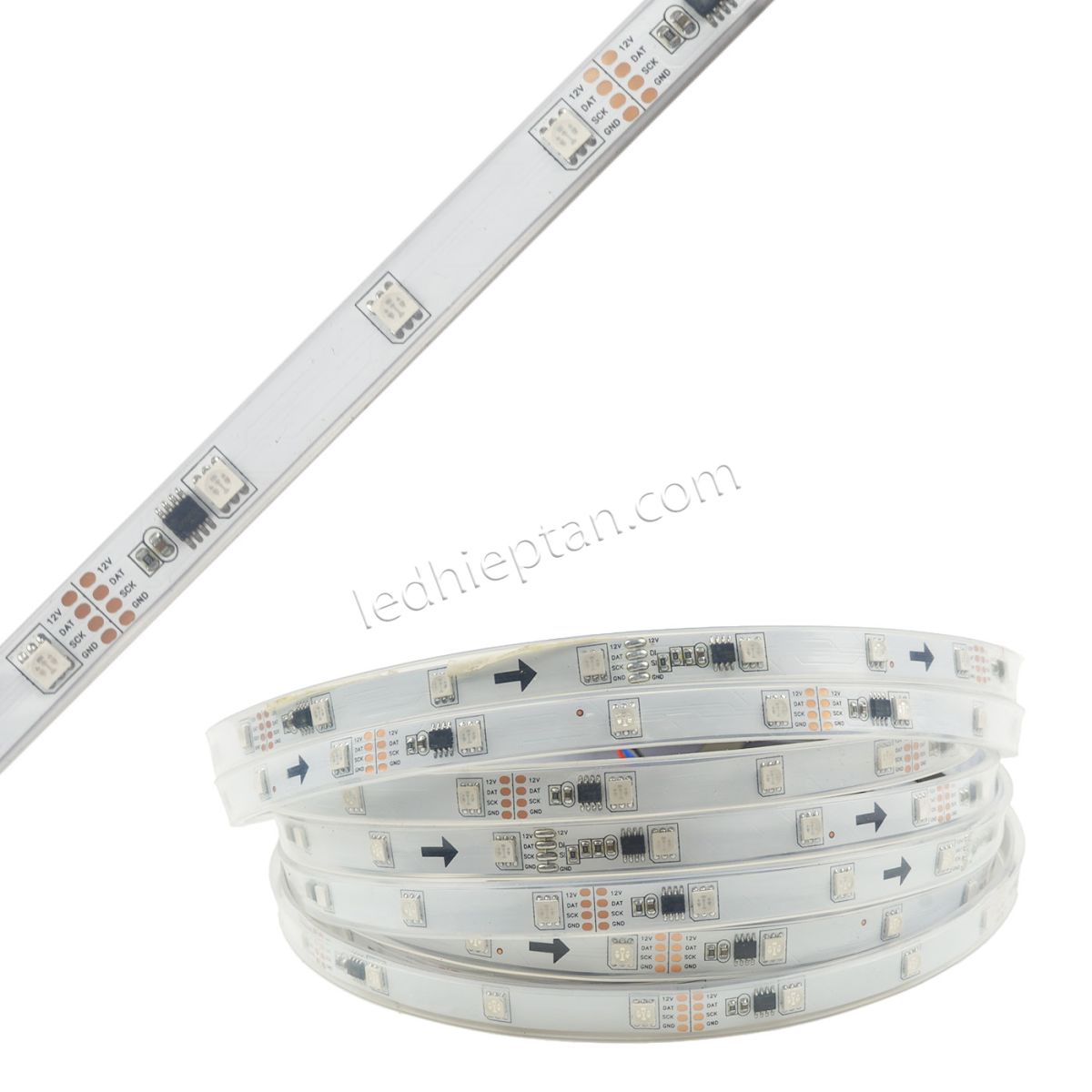 LED dây 6803 ARGB 30LED 10IC IP67 IC 8 chân