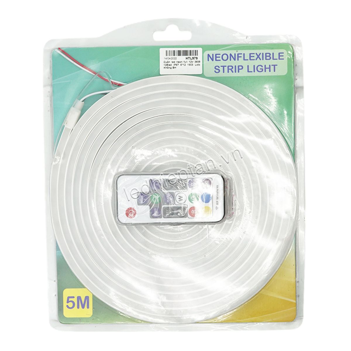 Cuộn led neon full 12V 3838 96LED 32IC IP67 6*12 1903 Lota