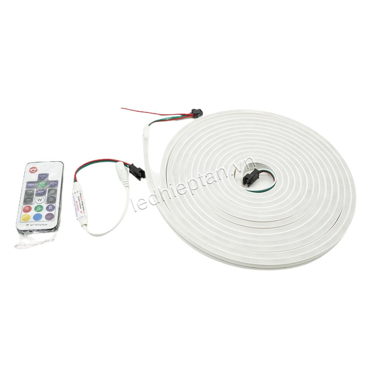 Cuộn led neon full 12V 3838 96LED 32IC IP67 6*12 1903 Lota