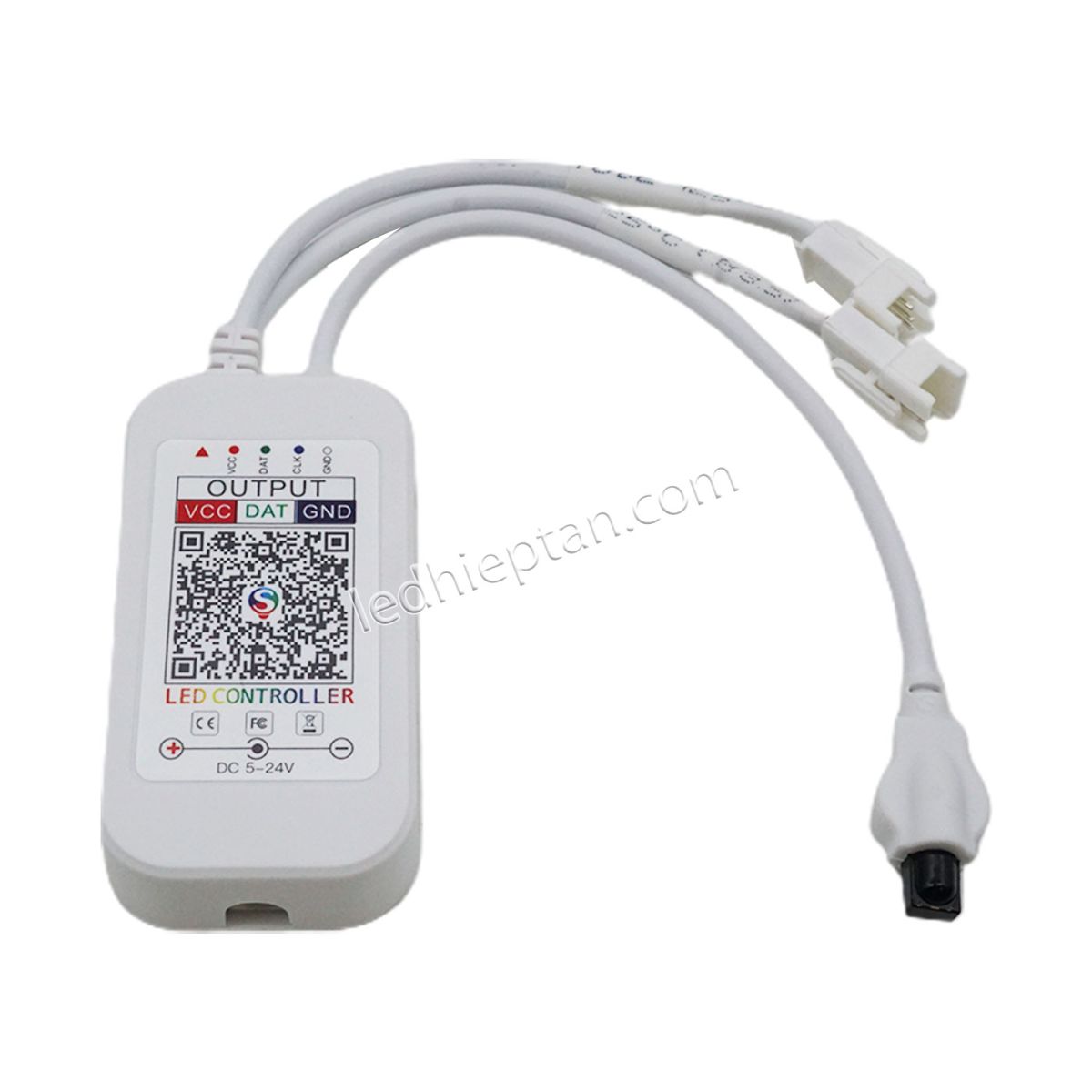 Điều khiển LED full màu nháy theo nhạc ic1903 bluetooth+remote