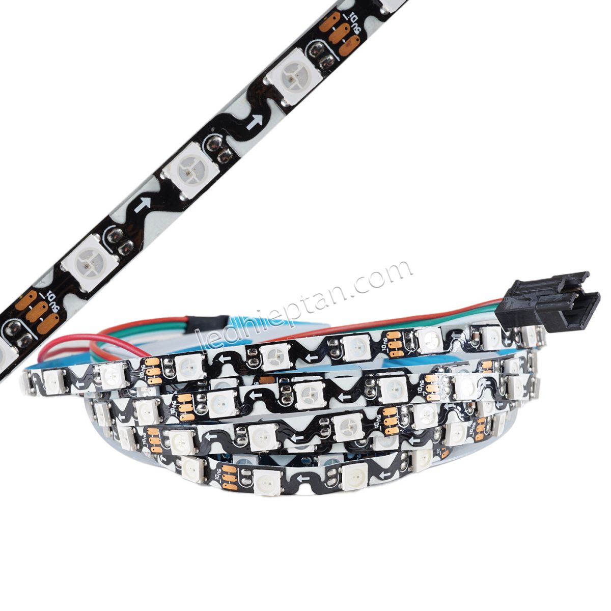 Cuộn LED chữ S ARGB IC2811 60 LED 5V 2m/c