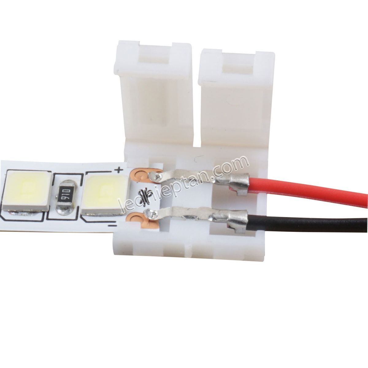 Đầu nối nhanh led dây đơn màu 2 đầu kẹp(bịch 10 sợi)