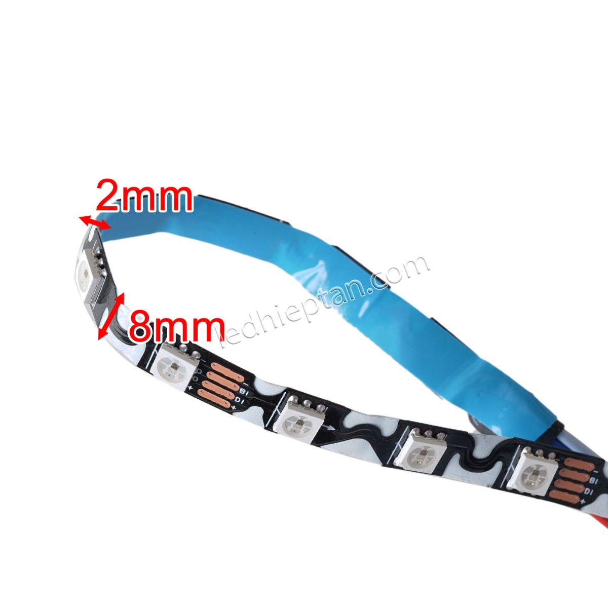 Cuộn LED chữ S ARGB IC2815 60LED 60IC 12V 5m/c