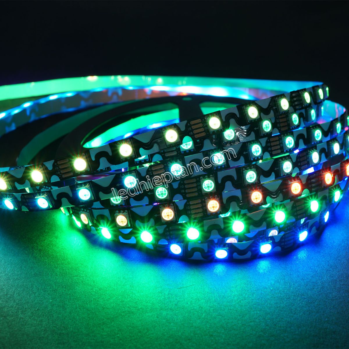 Cuộn LED chữ S ARGB IC2815 60LED 60IC 12V 5m/c