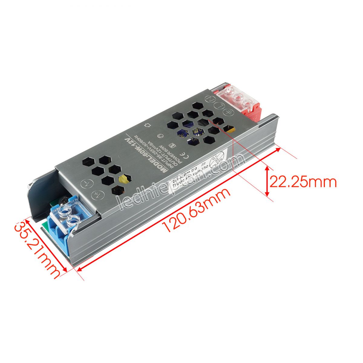 Nguồn dẹt 12V5A 60W LIT