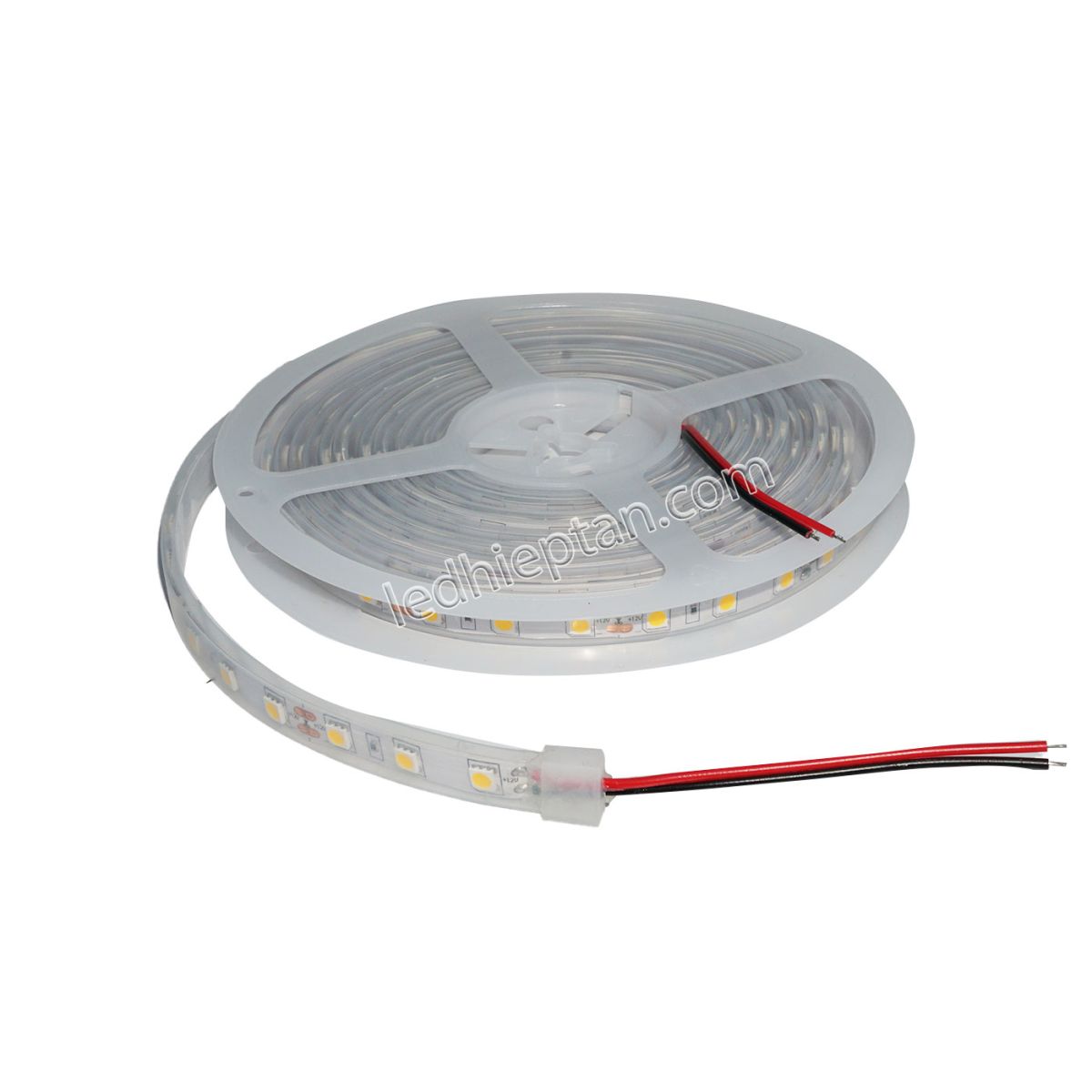 LED dây 5050 WW 60led IP67 12V cuộn 5m