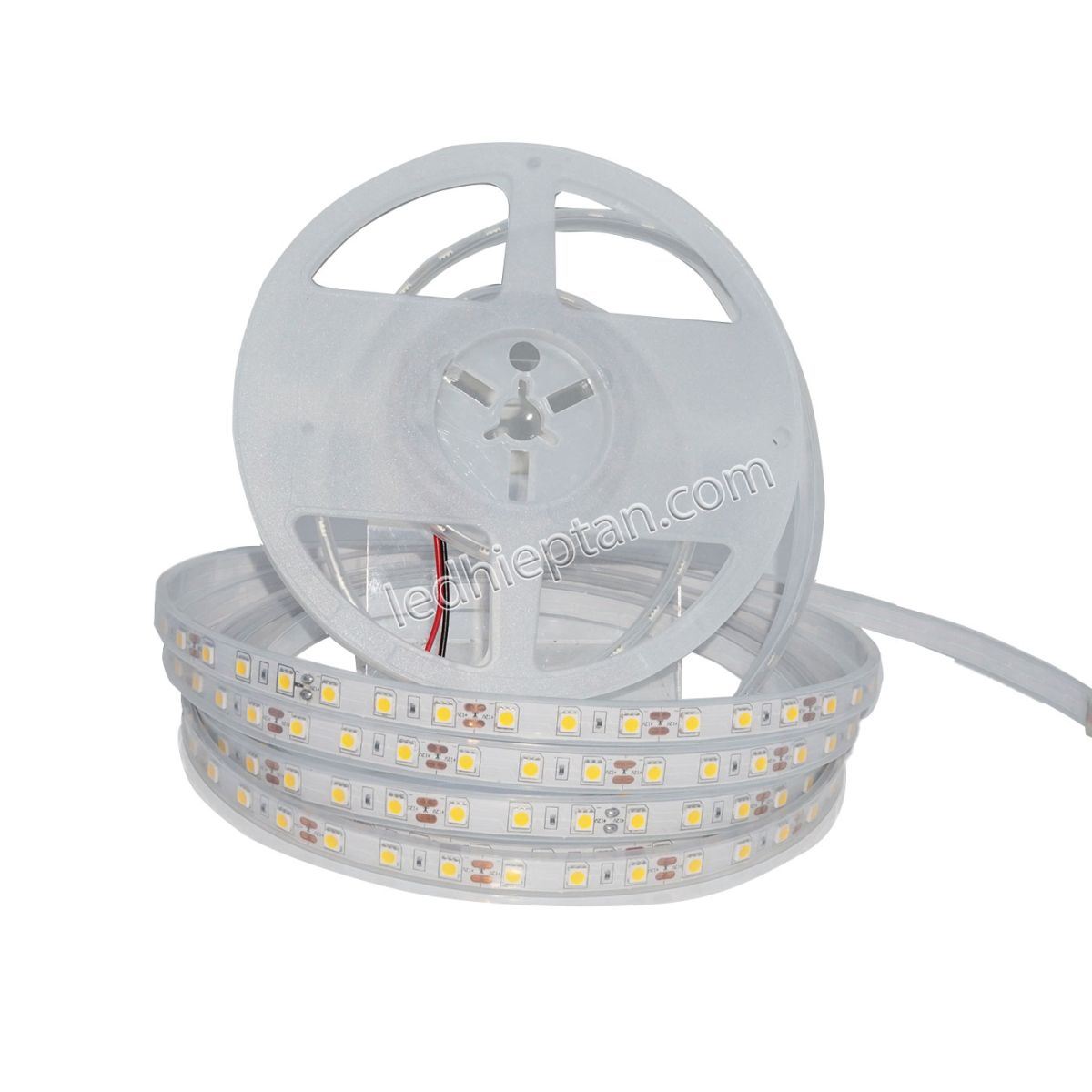 LED dây 5050 WW 60led IP67 12V cuộn 5m