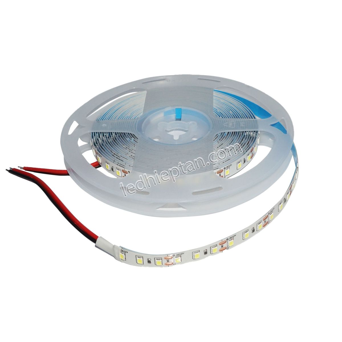 LED dây 3528 trắng 120 led IP20 12V cuộn 5m